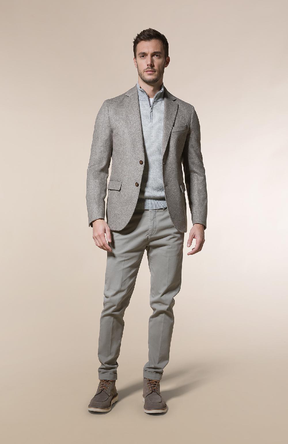 Seventy Pantalone chino in gabardina stretch - Col. Neutro Novità