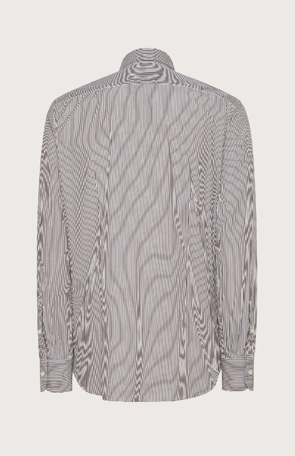 Seventy Camicia regular fit in popeline di cotone - Col. Marrone Online