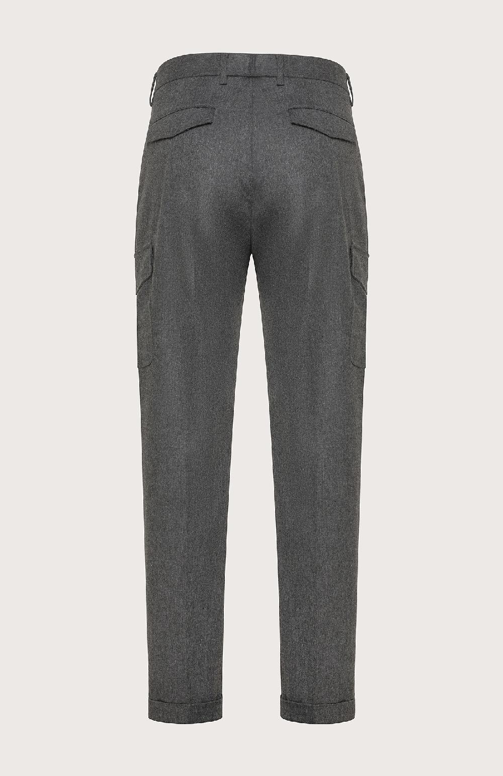 Seventy Pantalone lungo con tasche in flanella - Col. Grigio Vendita Economica