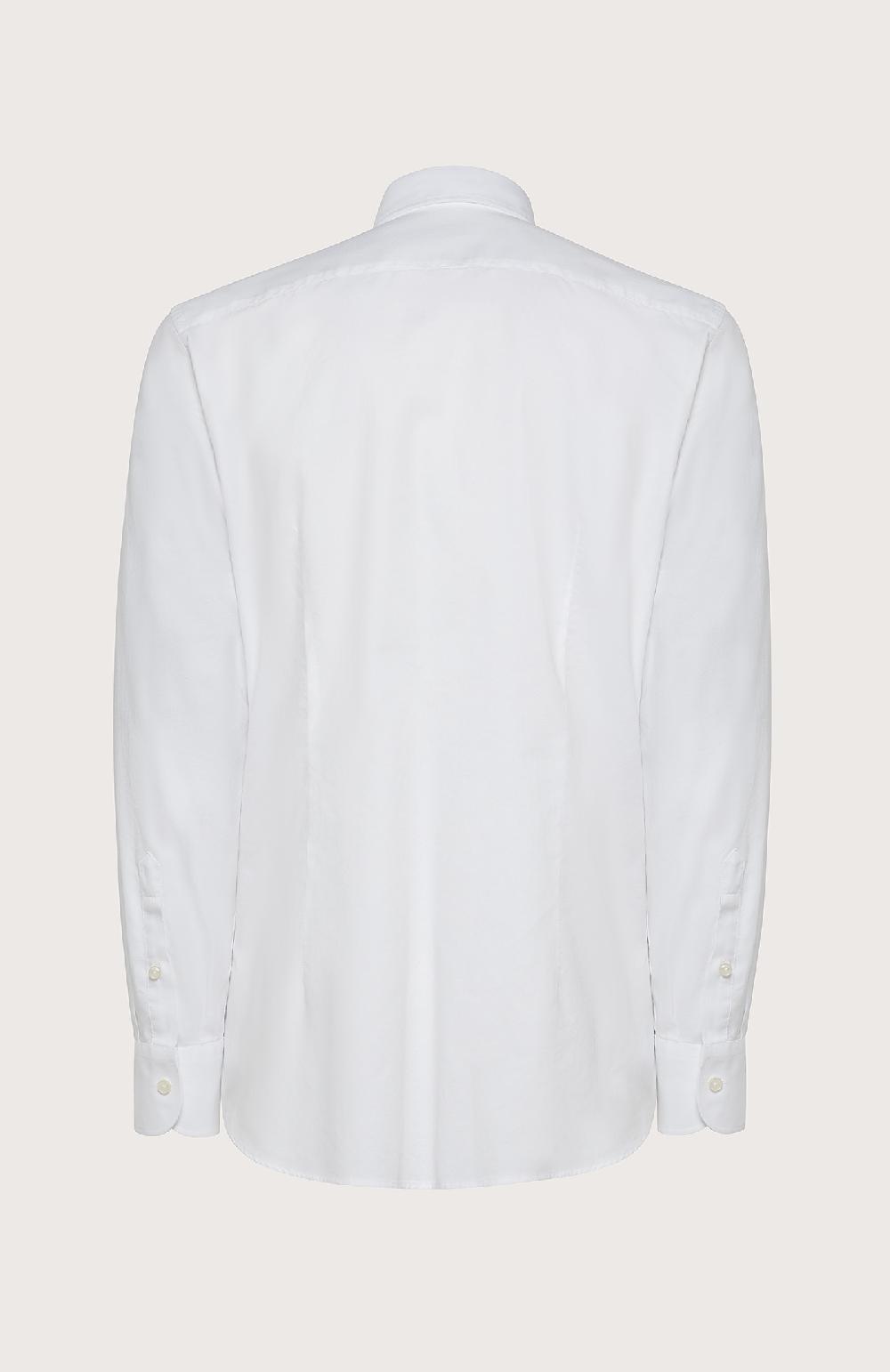 Seventy Camicia regular fit realizzata in oxford ritorto tinto filo - Col. Neutro Nuova