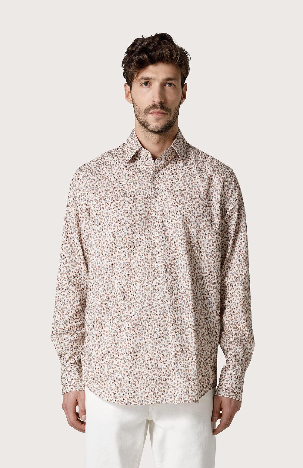 Seventy Camicia stampata - Col. Bianco Moda