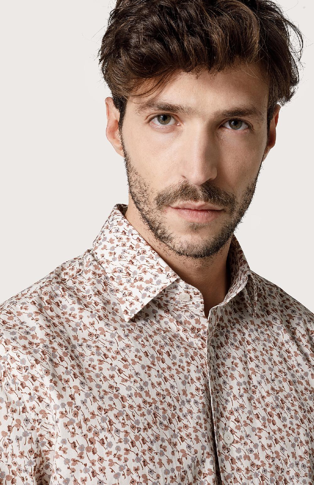 Seventy Camicia stampata - Col. Bianco Moda