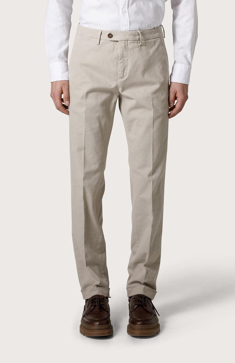 Seventy Pantalone chino in gabardina - Col. Bianco Italia