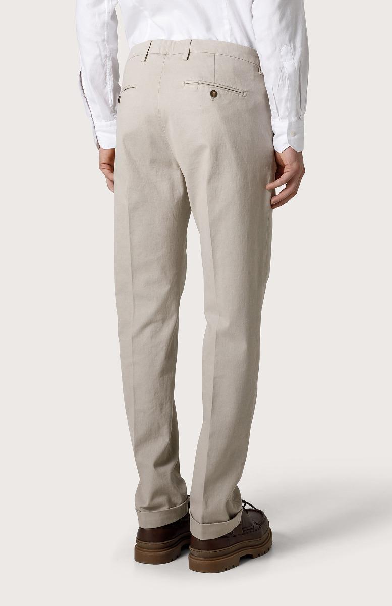 Seventy Pantalone chino in gabardina - Col. Bianco Italia