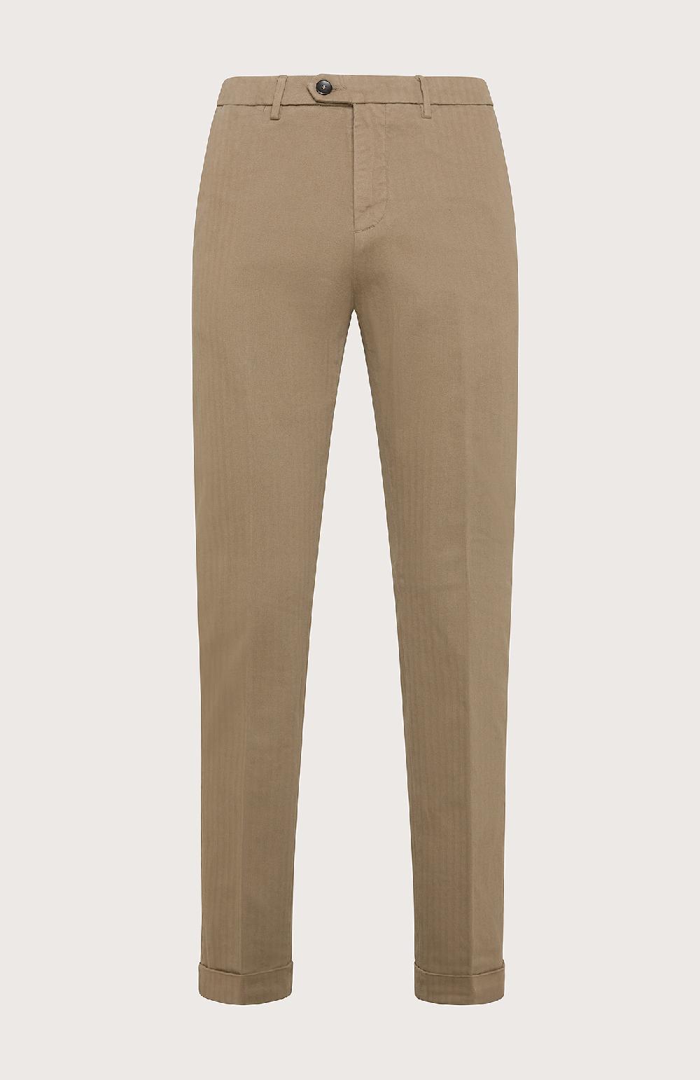 Seventy Pantalone chino con disegno resca - Col. Neutro 2025