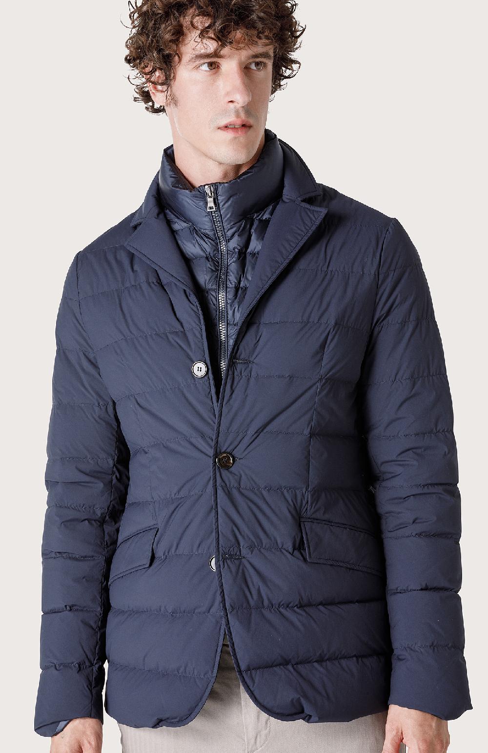 Seventy Giubbotto imbottito con stacchino - Col. Blu Promozione
