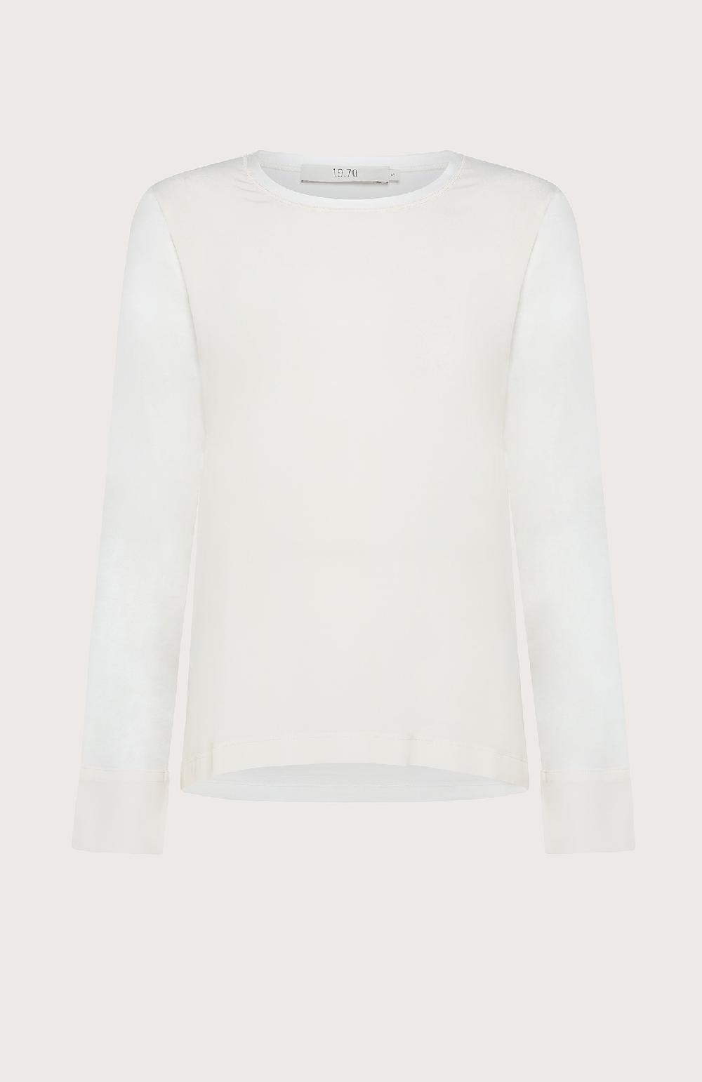 Seventy T-shirt maniche lunghe - Col. Bianco Soddisfazione Garantita