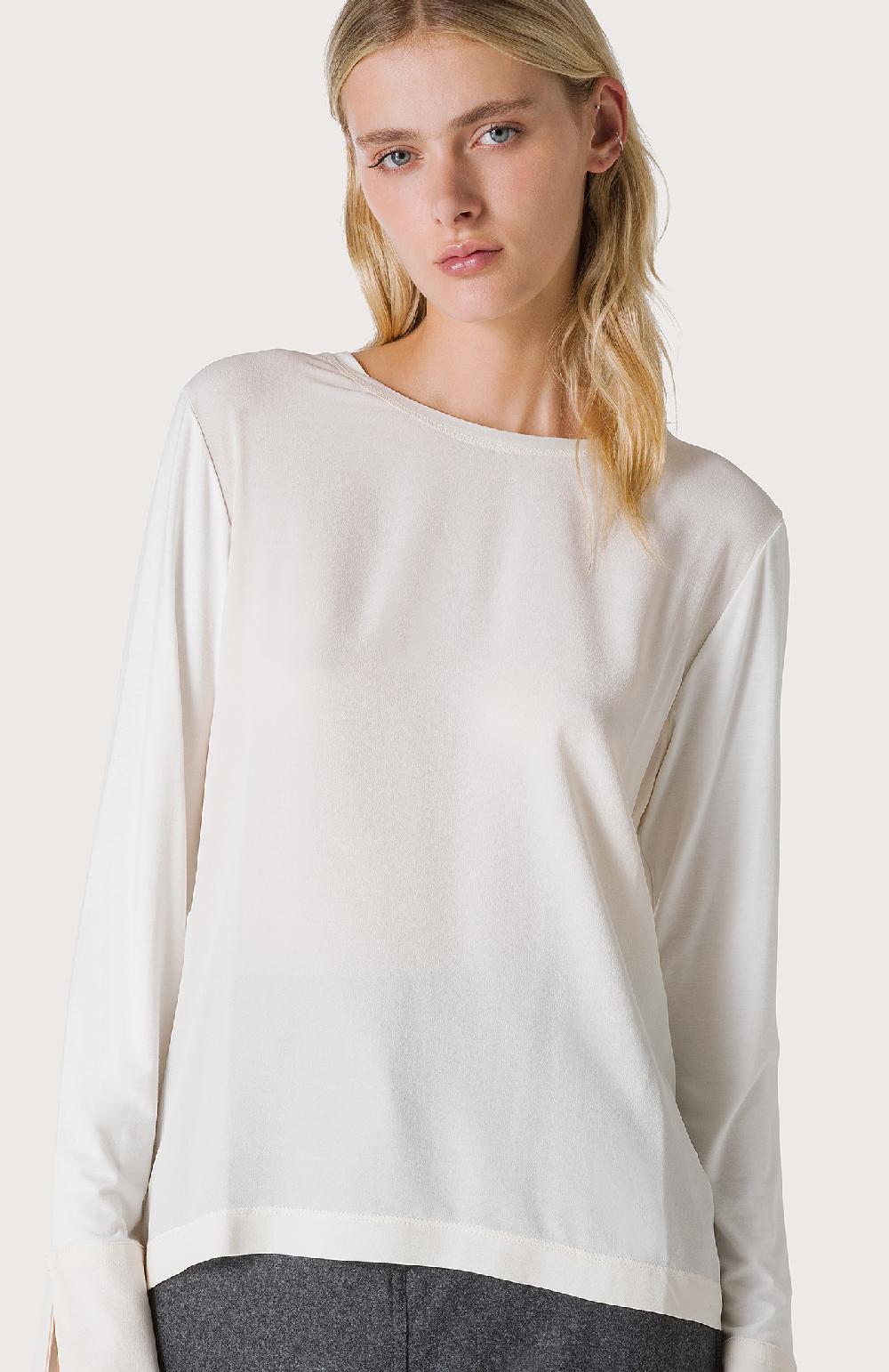 Seventy T-shirt maniche lunghe - Col. Bianco Soddisfazione Garantita