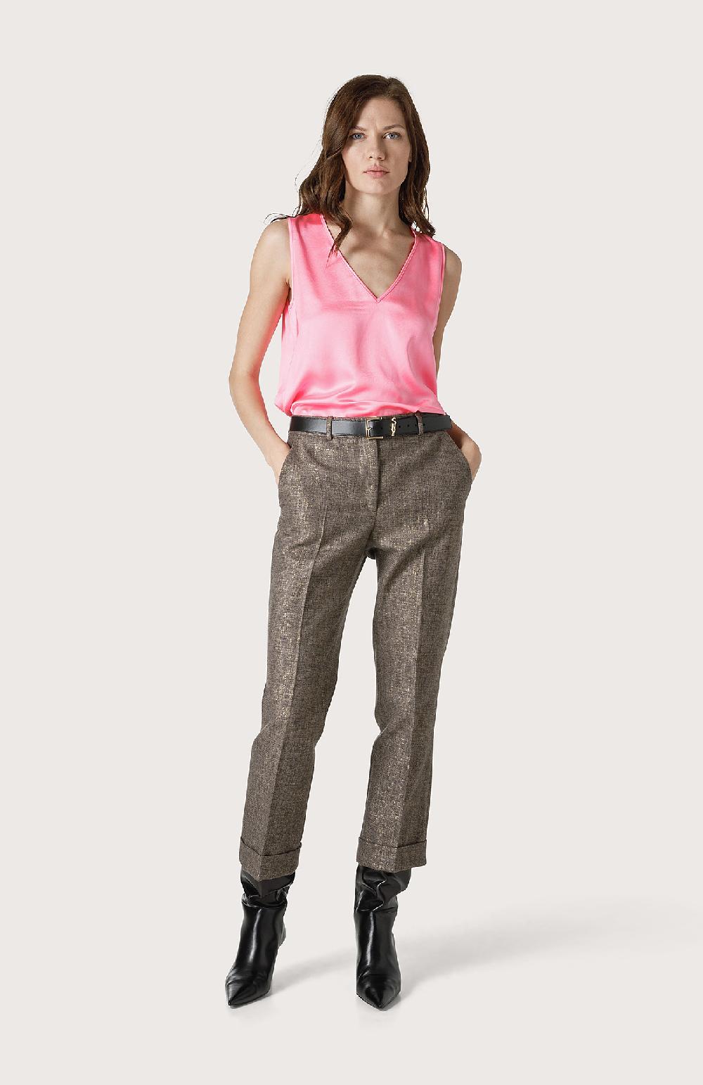 Seventy Pantalone chino in flanella - Col. Marrone Negozi Online