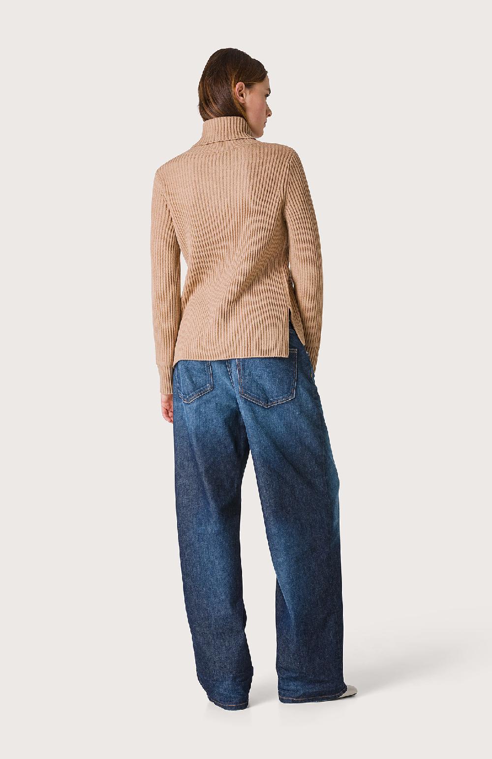Seventy Maglioncino dolcevita a coste - Col. Neutro Shopping Online