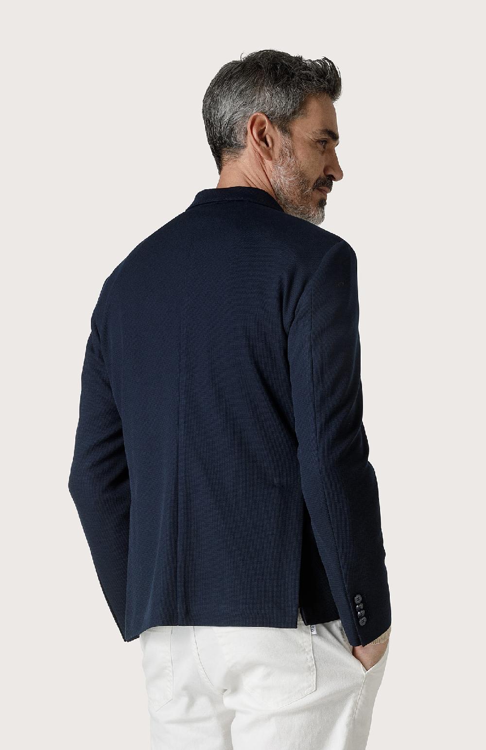 Seventy Giacca doppiopetto con rever a lancia - Col. Blu Presa