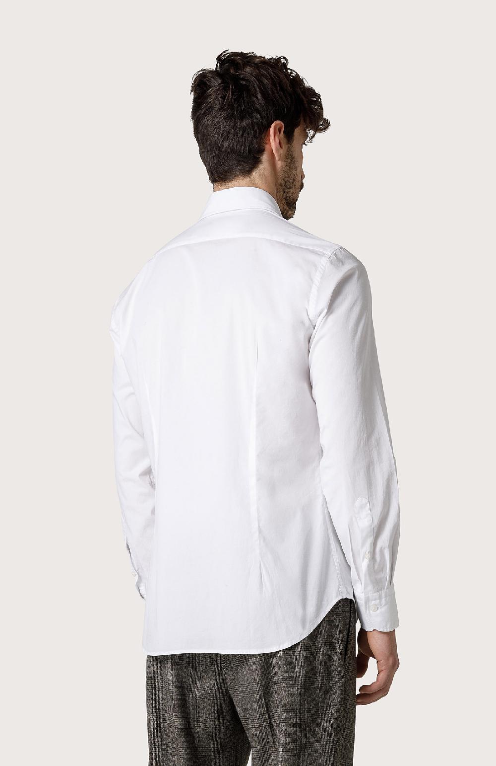 Seventy Camicia in popeline stretch - Col. Bianco Outlet