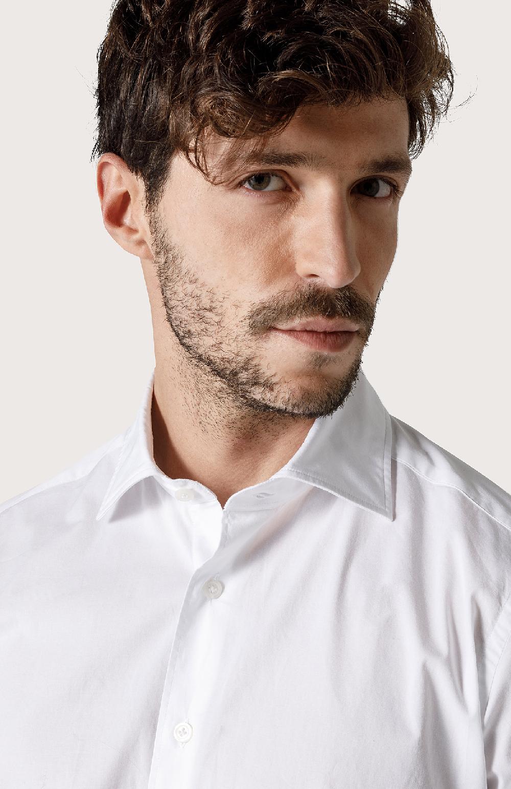 Seventy Camicia in popeline stretch - Col. Bianco Outlet