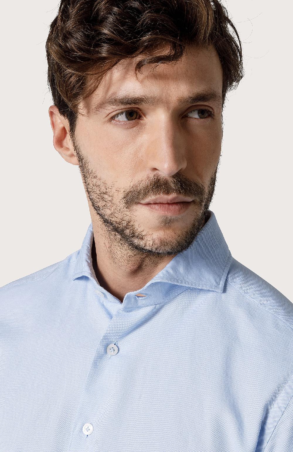 Seventy Camicia in oxford - Col. Blu In Vendita