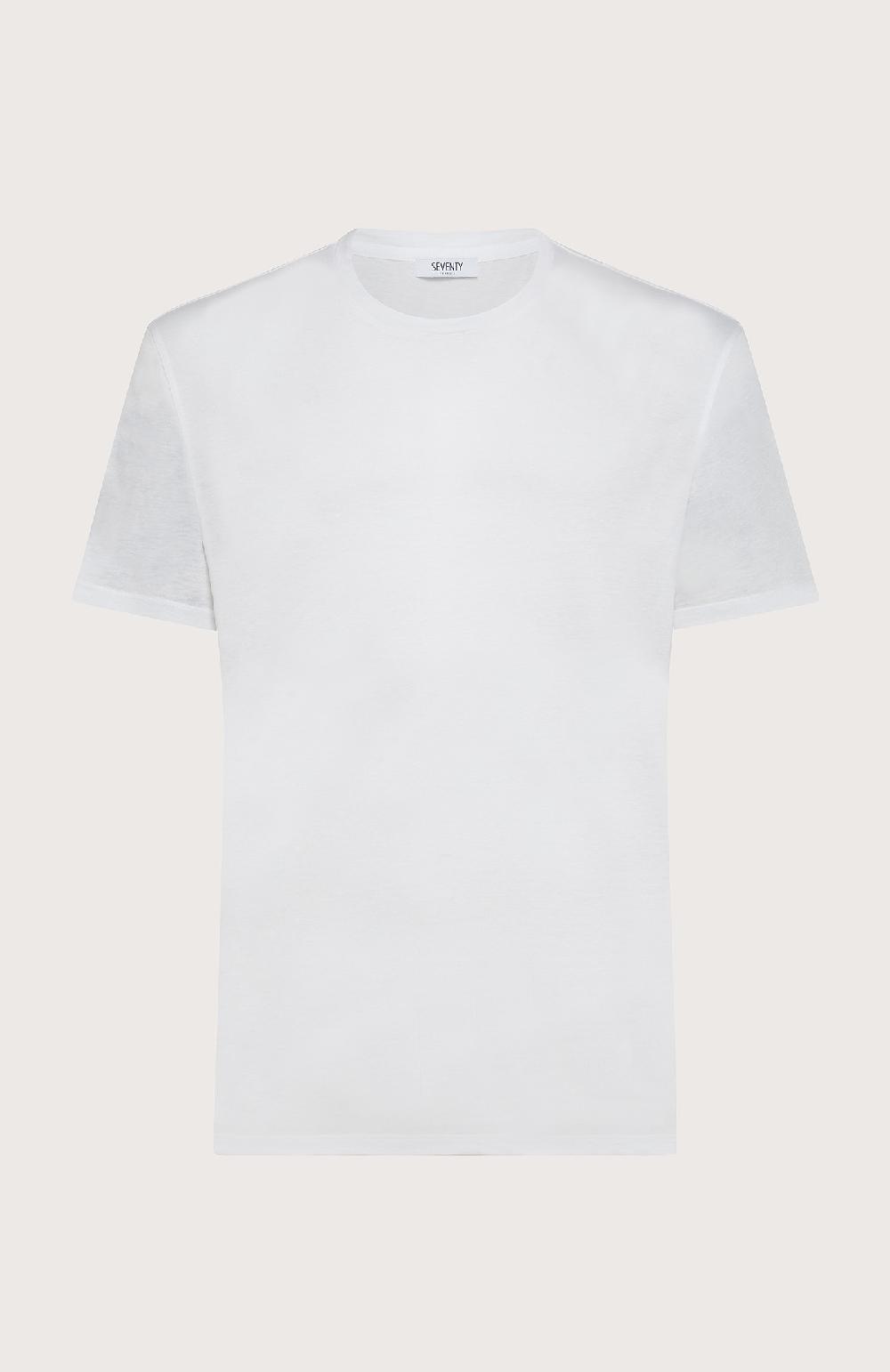 Seventy T-shirt girocollo mezza manica - Col. Bianco In Saldo