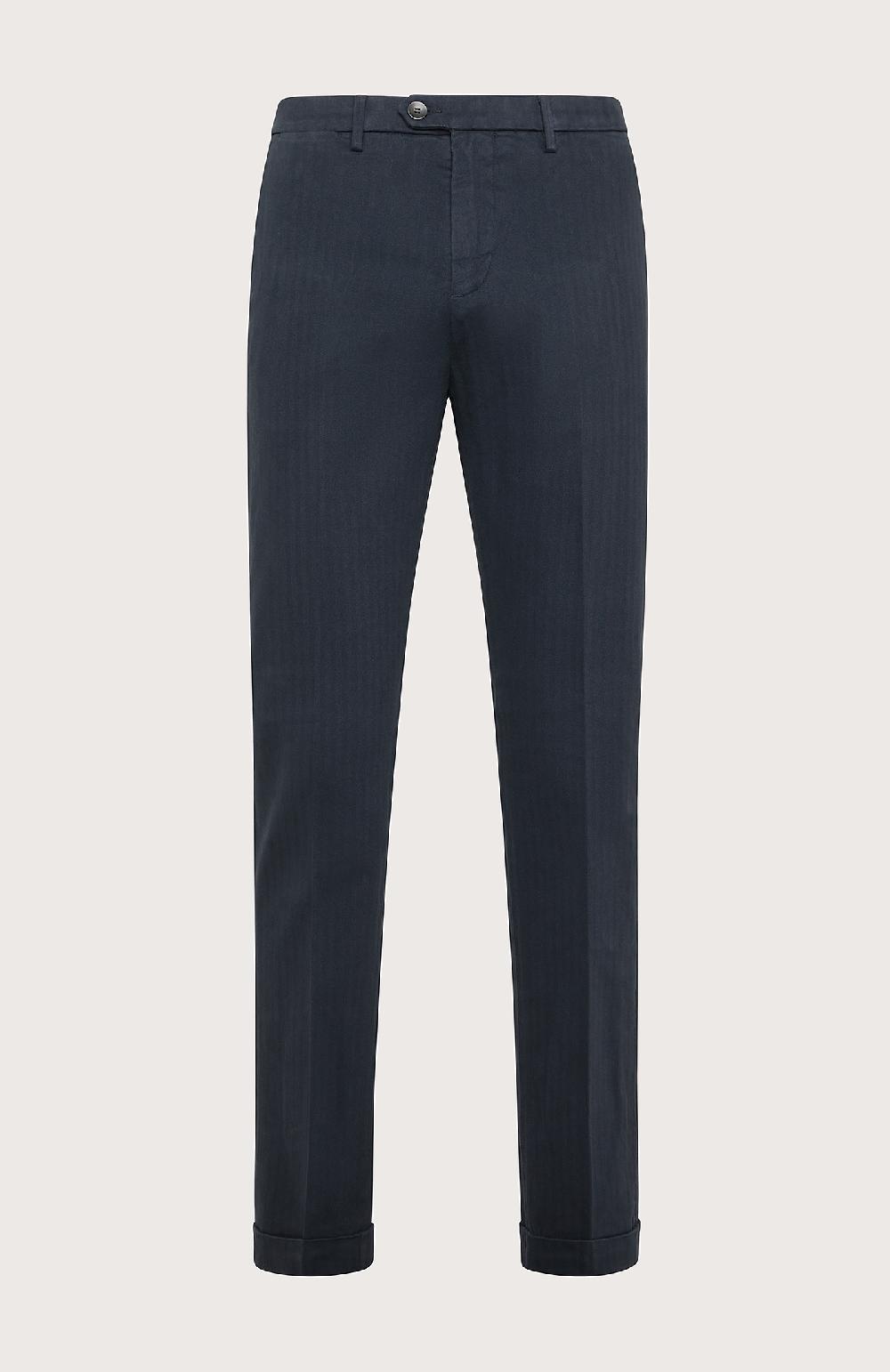 Seventy Pantalone chino con disegno resca - Col. Blu Moda