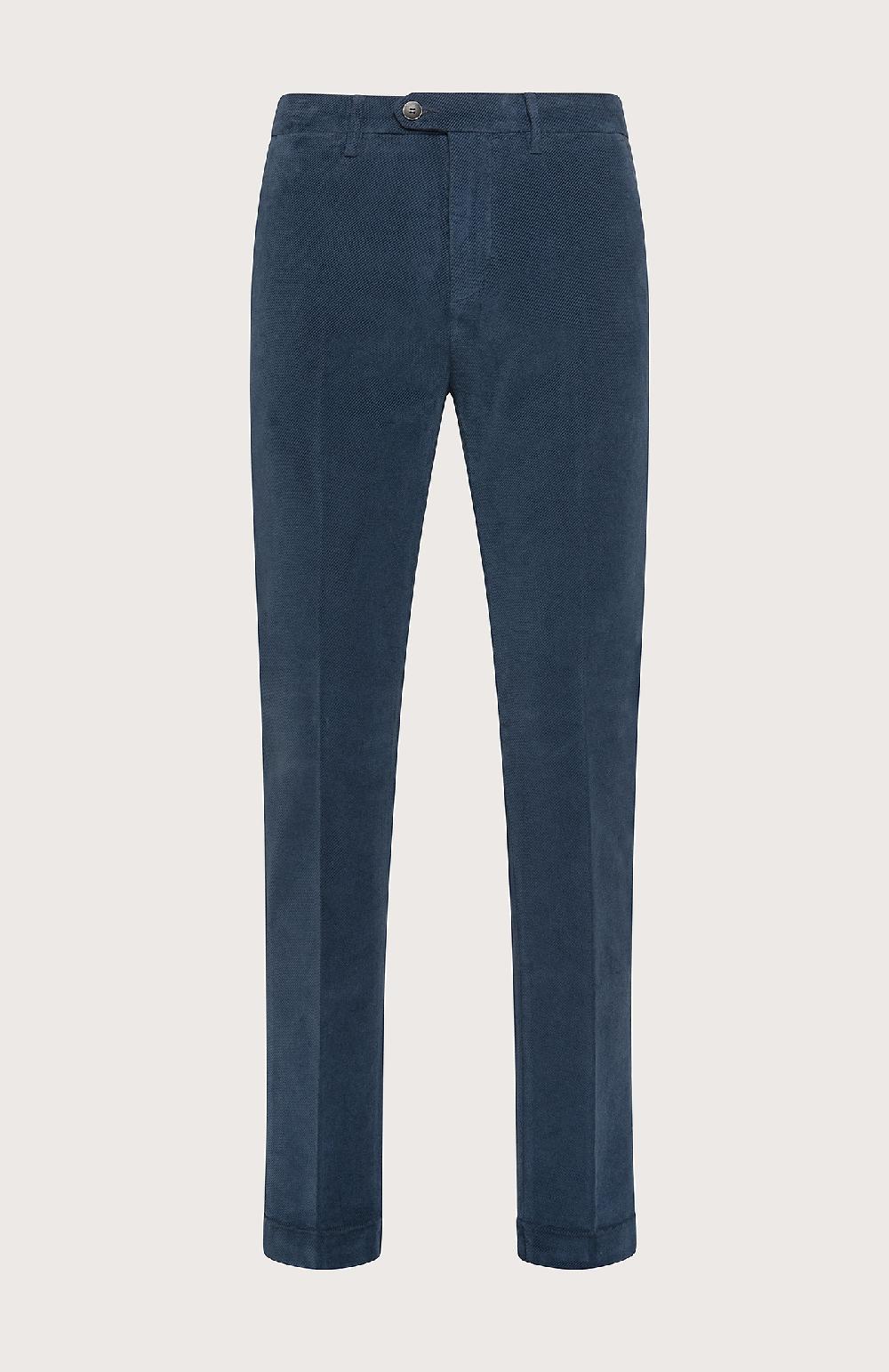 Seventy Pantalone chino con balze al fondo - Col. Blu 2025