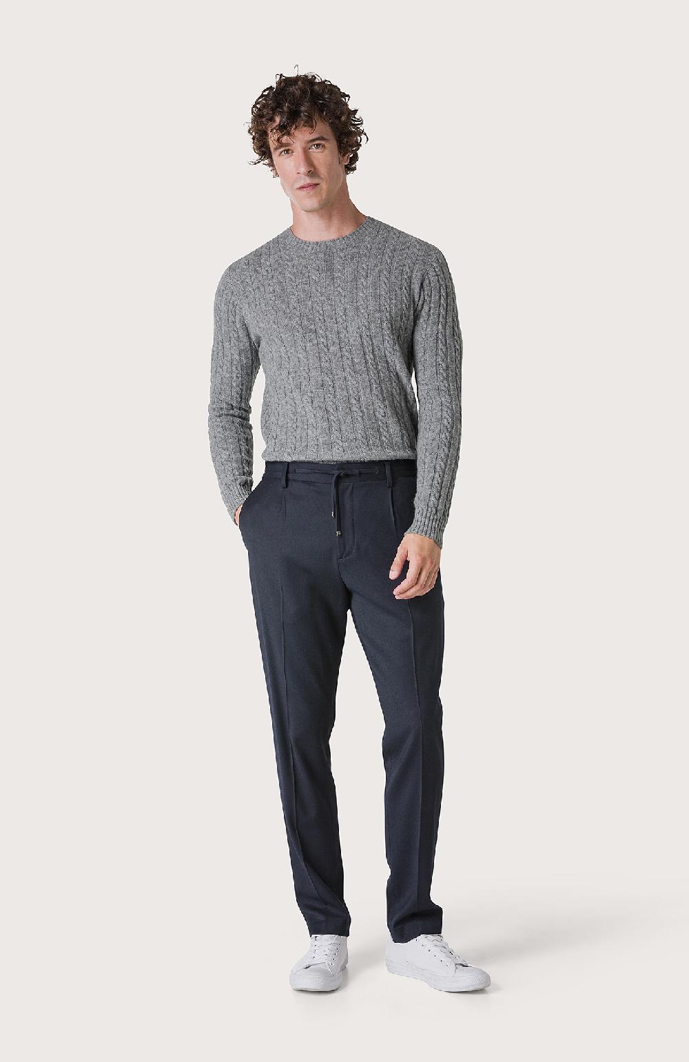 Seventy Pantalone con coulisse e pence - Col. Blu Italy