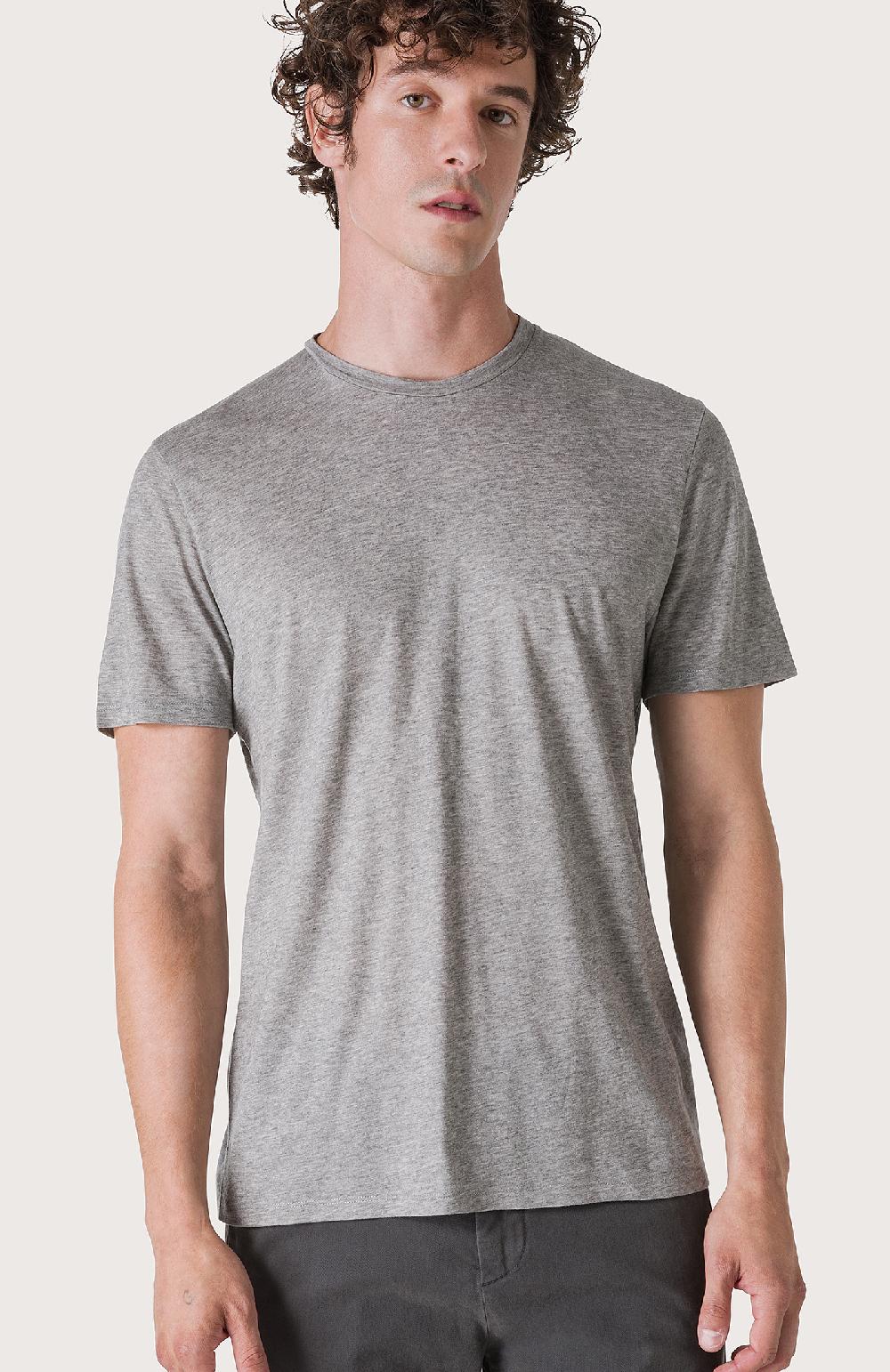 Seventy T-shirt girocollo mezza manica - Col. Grigio In Linea