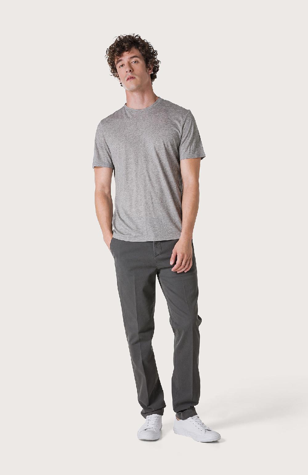 Seventy T-shirt girocollo mezza manica - Col. Grigio In Linea