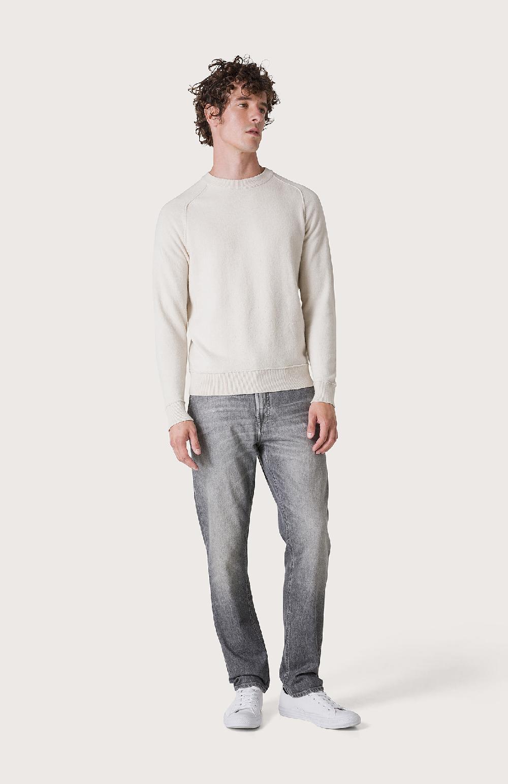 Seventy Maglia con finiture effetto felpa - Col. Bianco Qualità