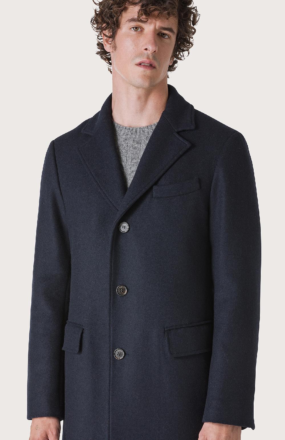 Seventy Cappotto foderato a 3 bottoni - Col. Blu Qualità Garantita