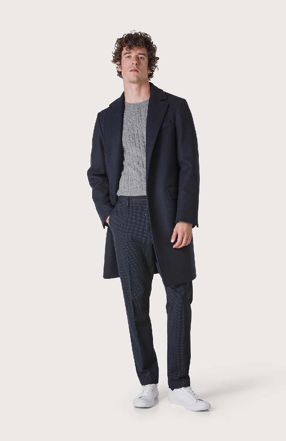 Seventy Cappotto foderato a 3 bottoni - Col. Blu Qualità Garantita