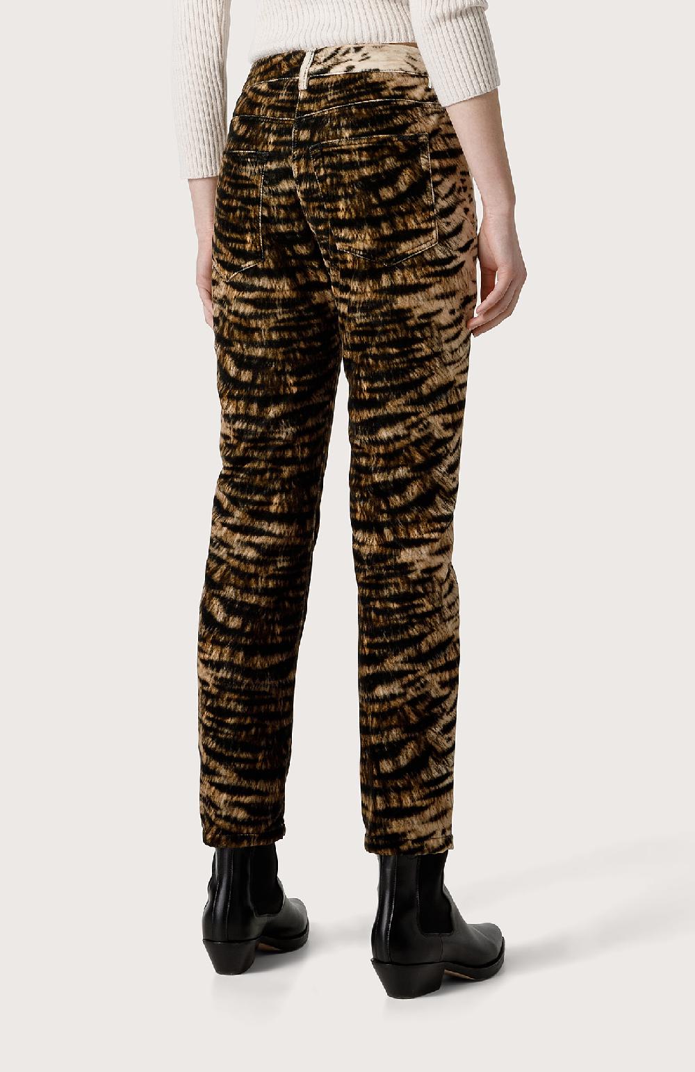 Seventy Pantalone 5 tasche animalier - Col. Neutro Fino Al -60%