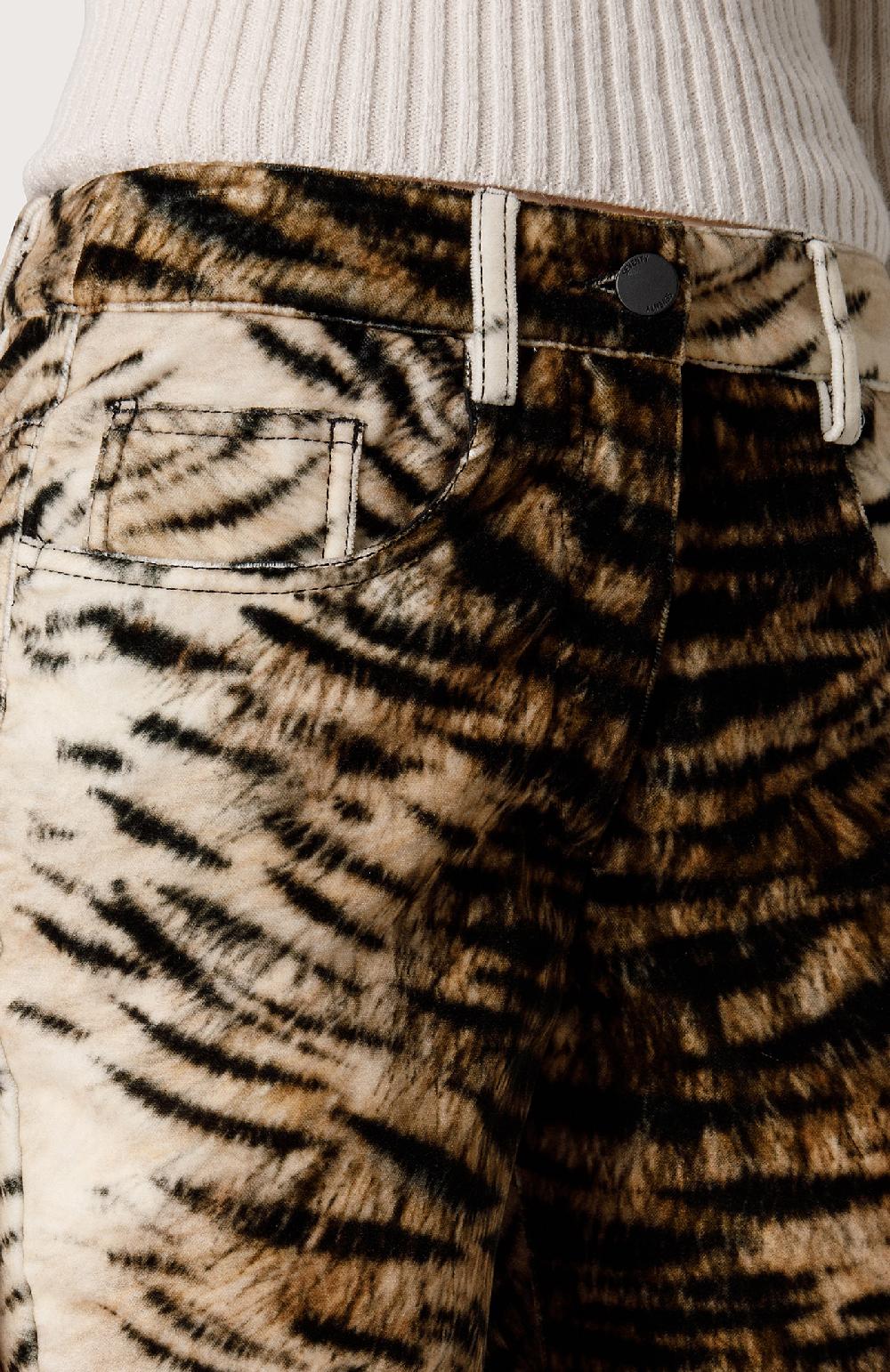 Seventy Pantalone 5 tasche animalier - Col. Neutro Fino Al -60%