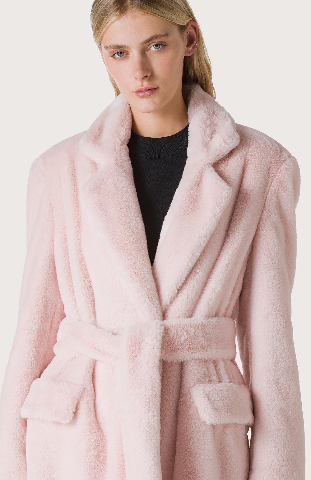 Seventy Cappotto stile vestaglia - Col. Rosa Vendita Economica