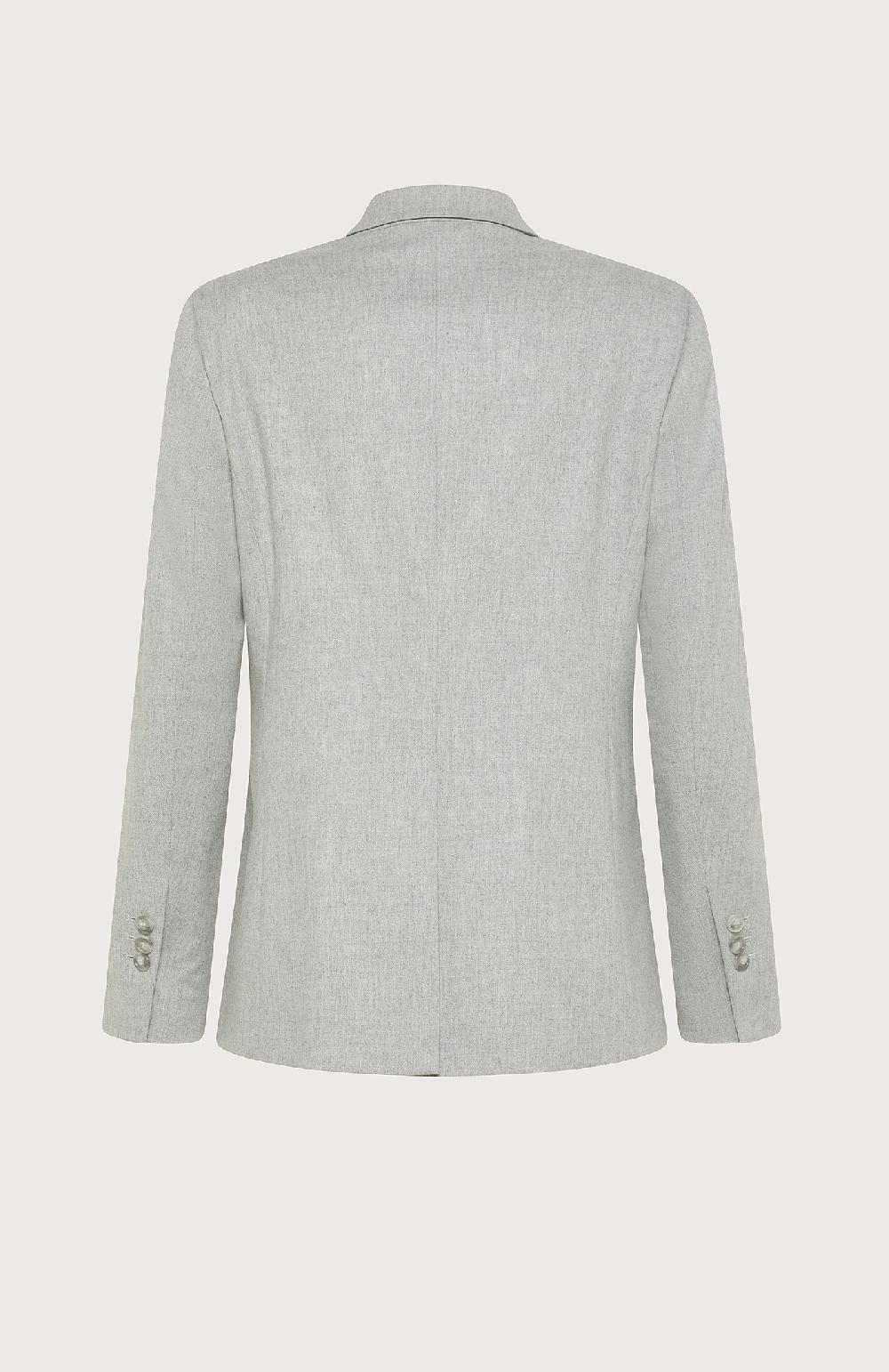 Seventy Giacca doppiopetto in flanella mono-strech - Col. Grigio Outlet