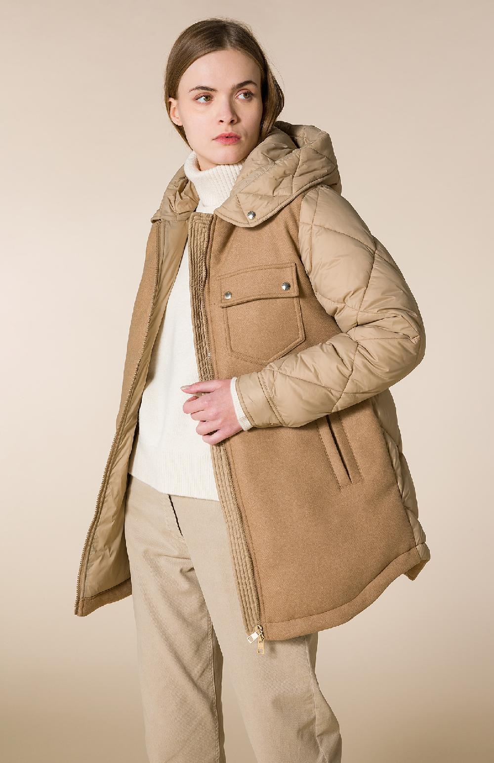 Seventy Giaccone bimateriale - Col. Neutro Vendita Calda