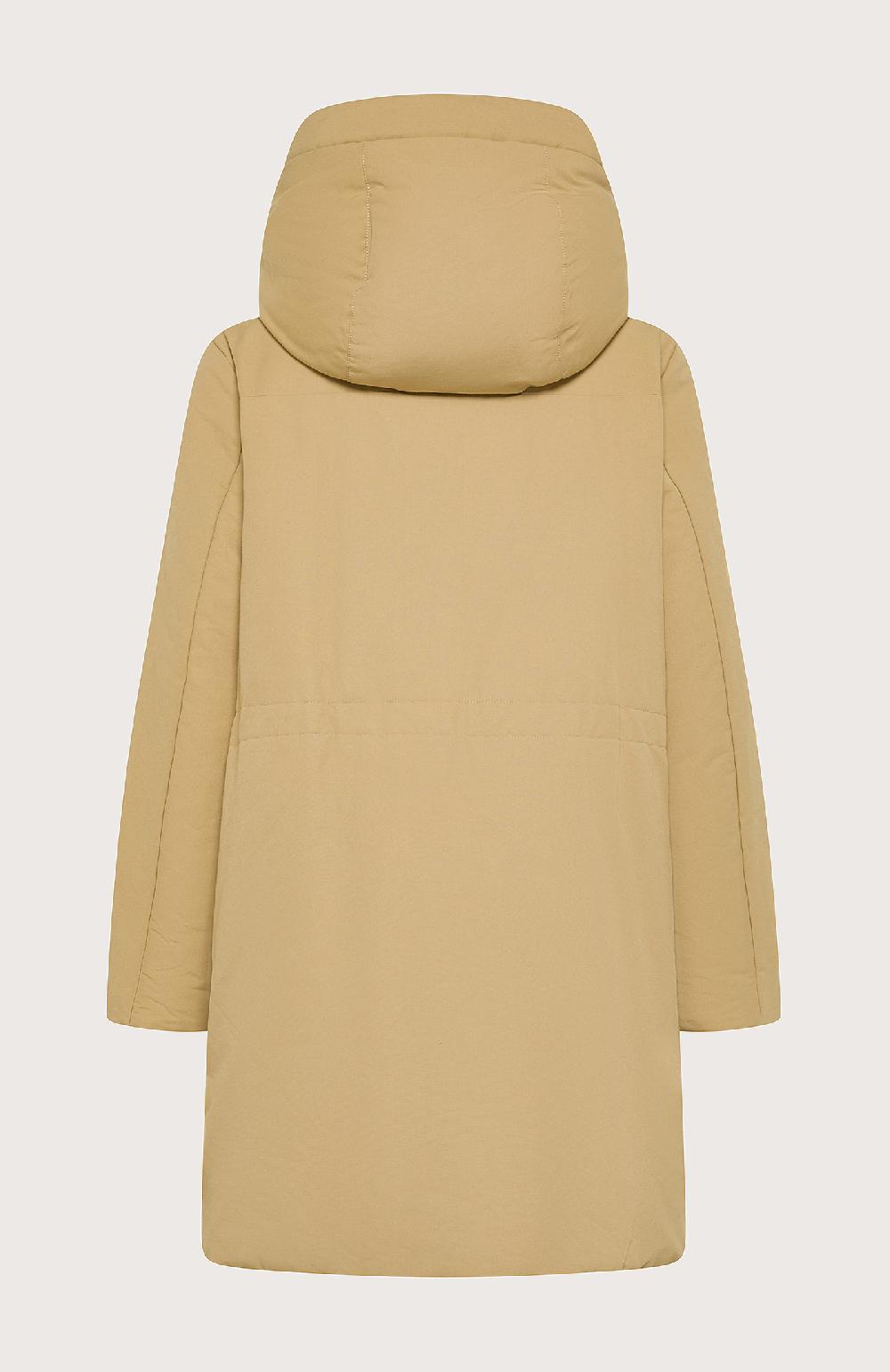 Seventy Parka in canvas di cotone poliammide - Col. Neutro Saldi Di Fabbrica