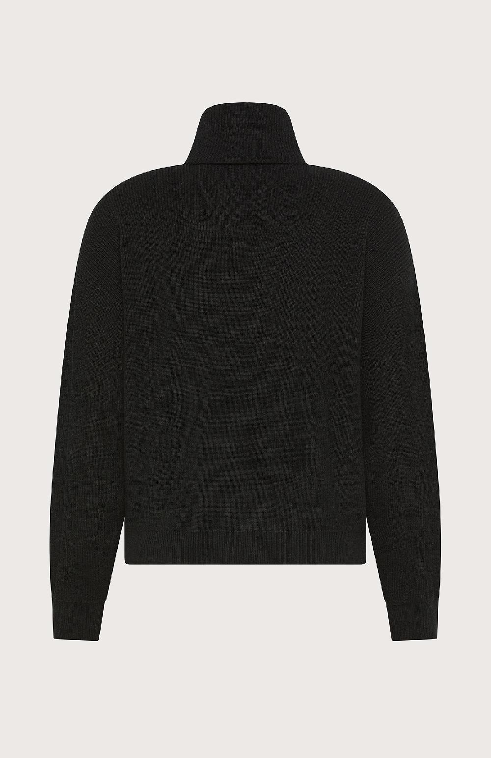 Seventy Maglione collo alto misto lana - Col. Nero Vendita