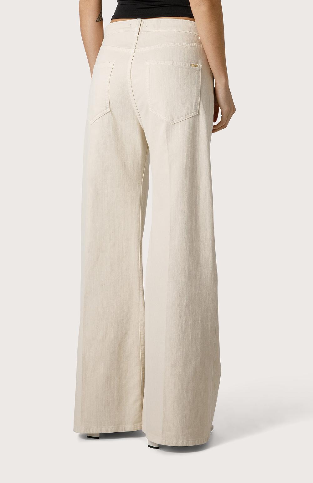Seventy Pantalone 5 tasche in cotone stretch - Col. Bianco Presa