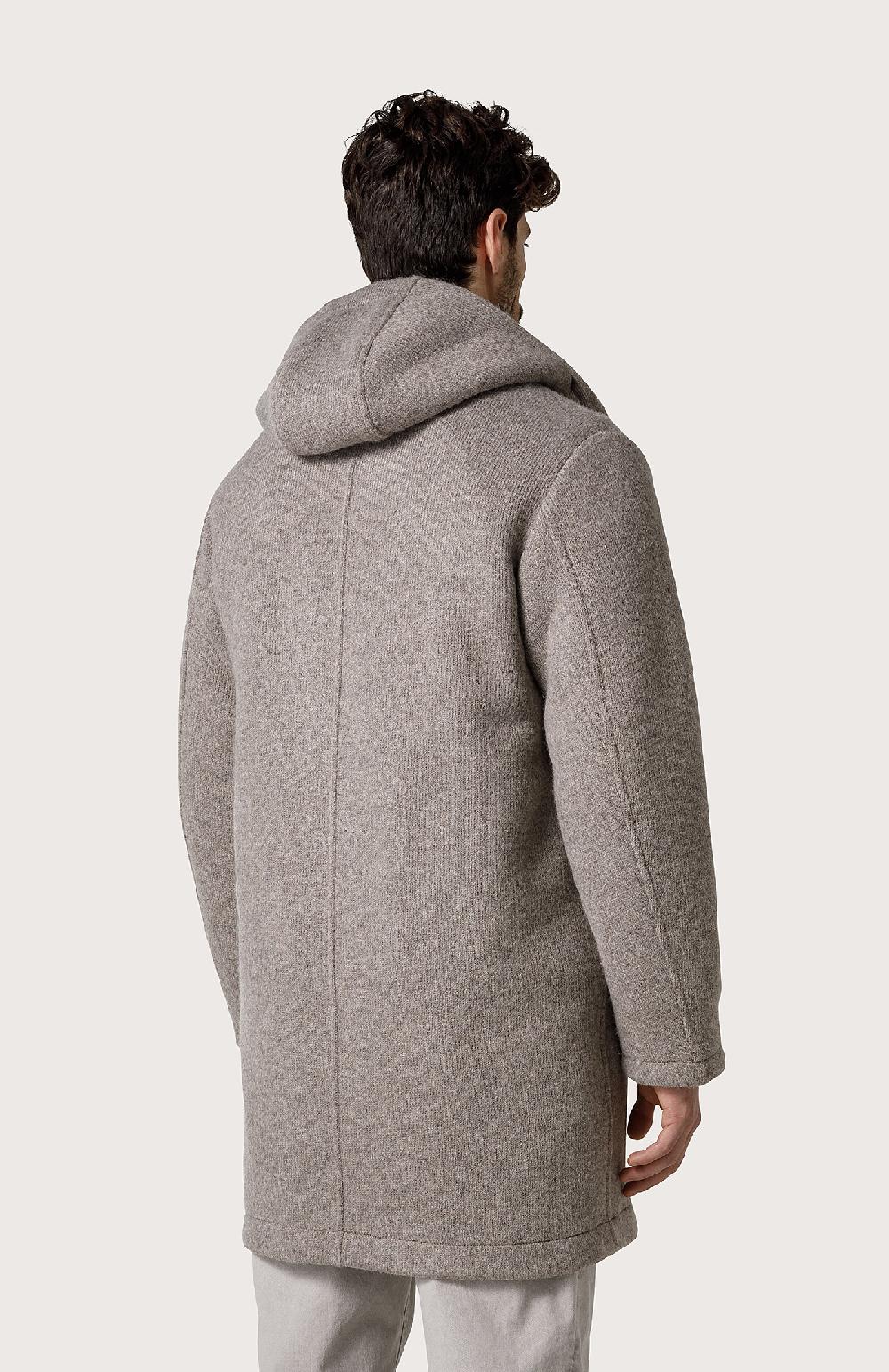 Seventy Parka in tessuto mélange - Col. Marrone In Saldo
