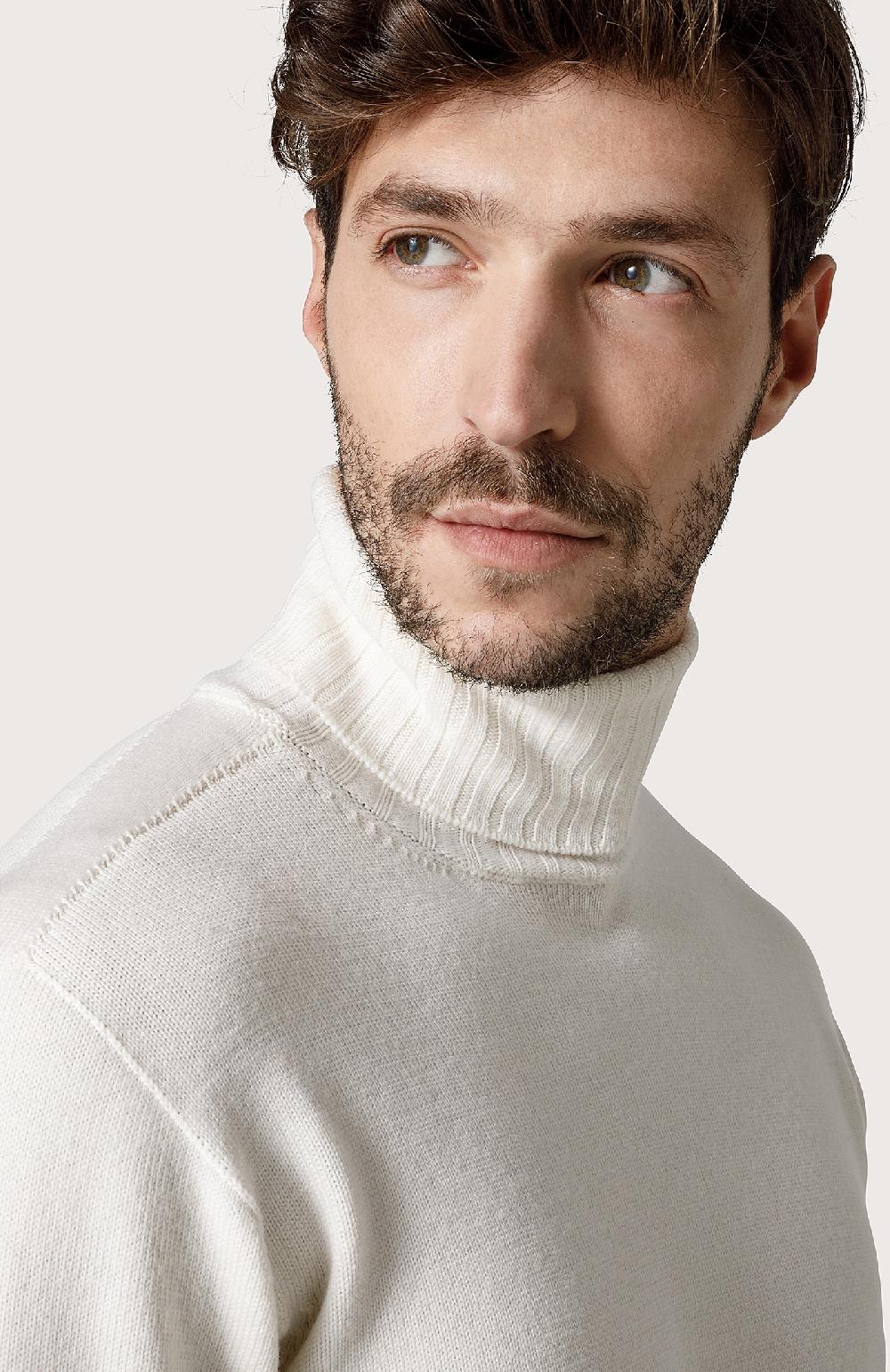 Seventy Maglia dolcevita seamless - Col. Bianco Nuova
