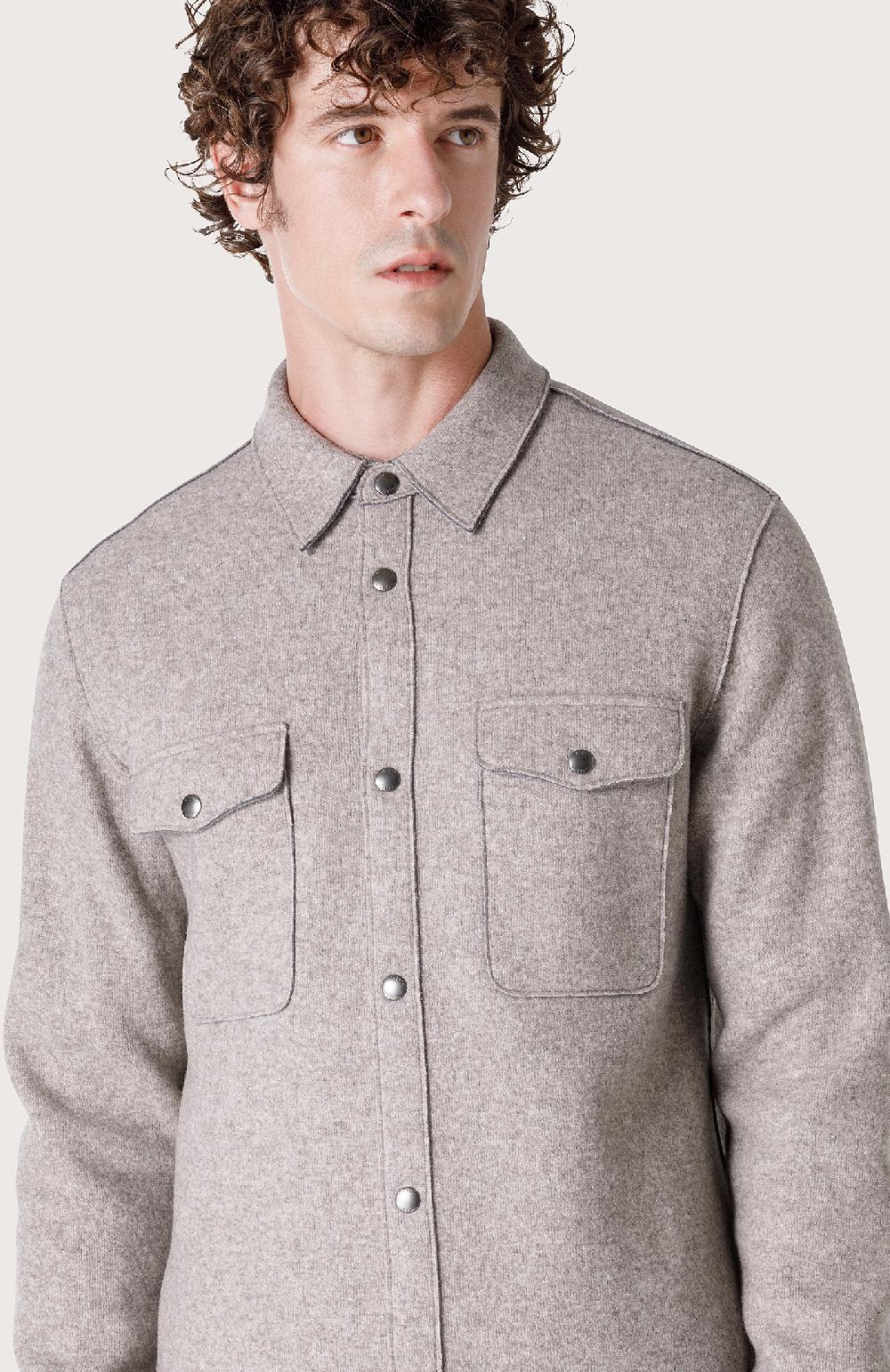 Seventy Overshirt con bottoni automatici - Col. Neutro 2025