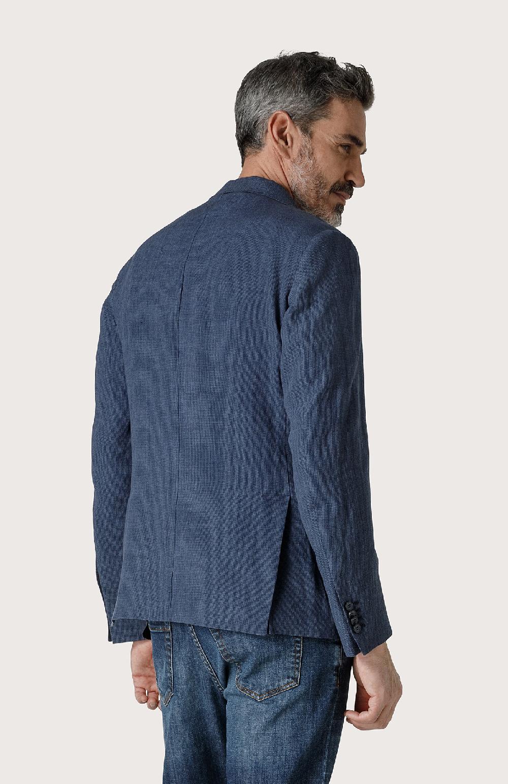 Seventy Giacca classica con tasche applicate - Col. Blu In Linea