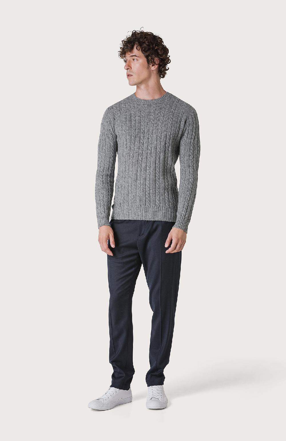 Seventy Maglia a trecce e coste - Col. Grigio Negozi Online