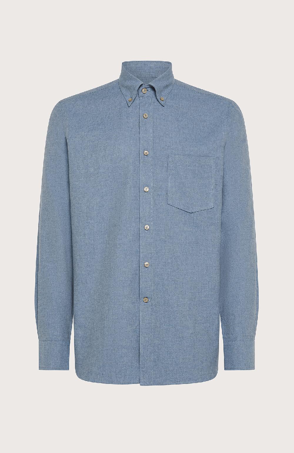 Seventy Camicia design classico - Col. Blu Fino Al -60%