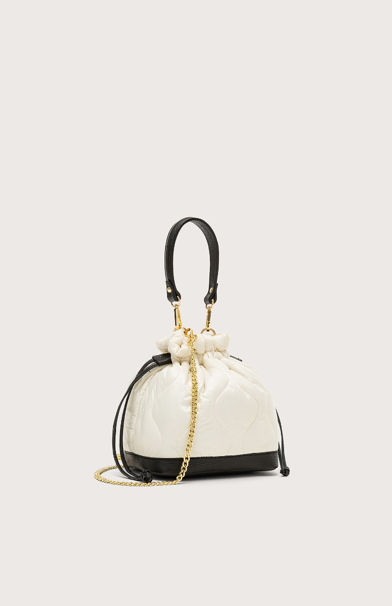 Seventy Borsa secchiello trapuntato - Col. Bianco Saldi