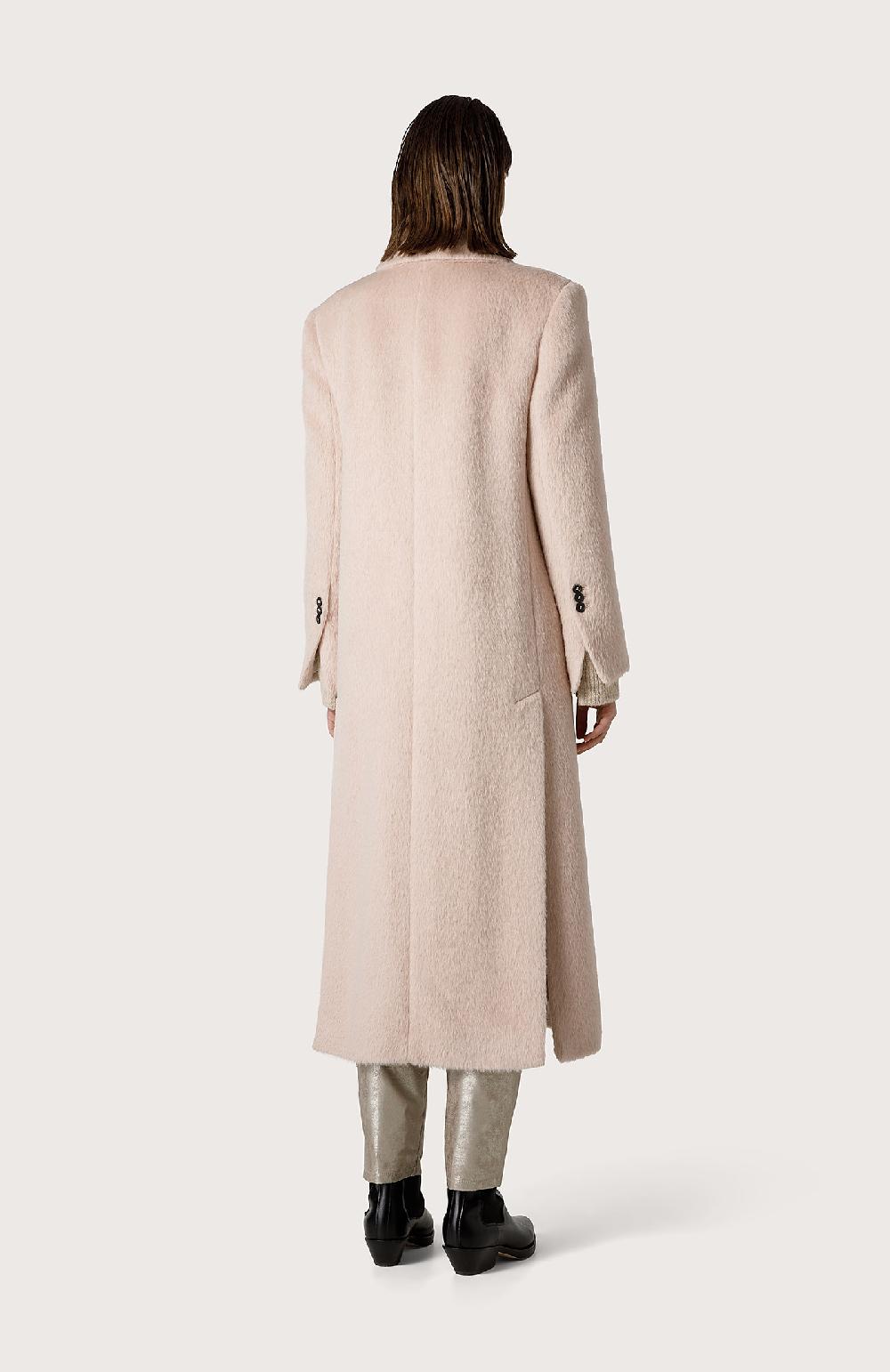 Seventy Cappotto doppio petto in misto alpaca - Col. Rosa Offerte