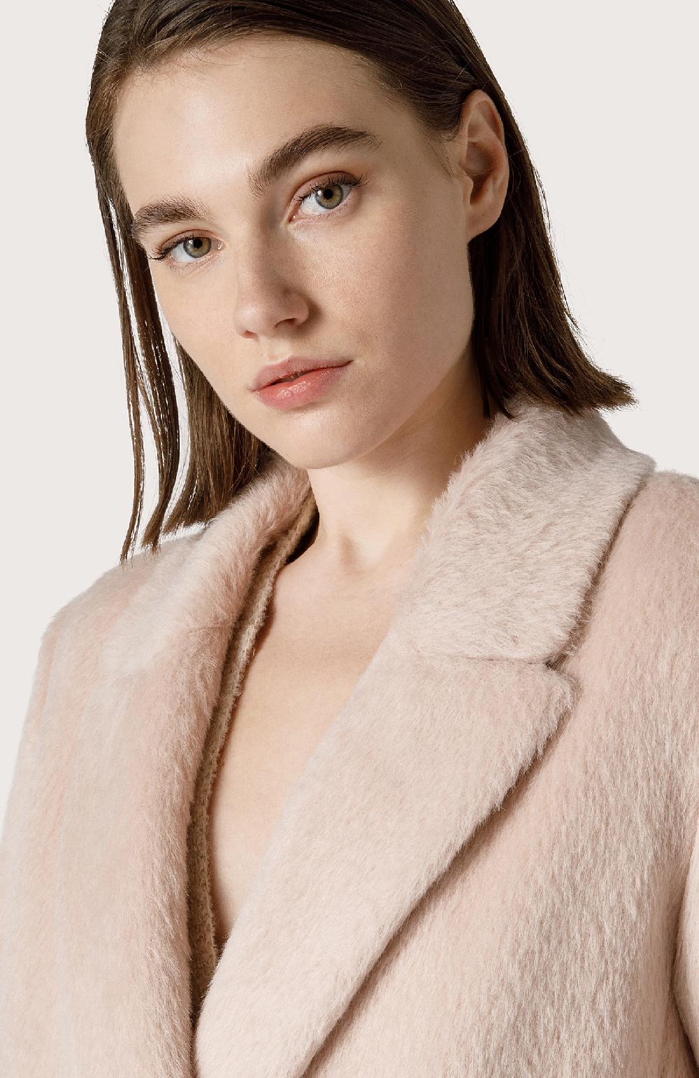 Seventy Cappotto doppio petto in misto alpaca - Col. Rosa Offerte