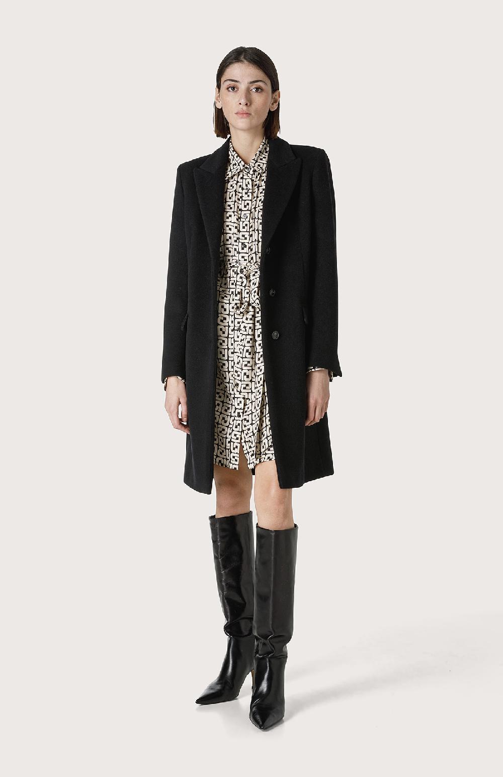 Seventy Cappotto a tre bottoni - Col. Nero Nuova