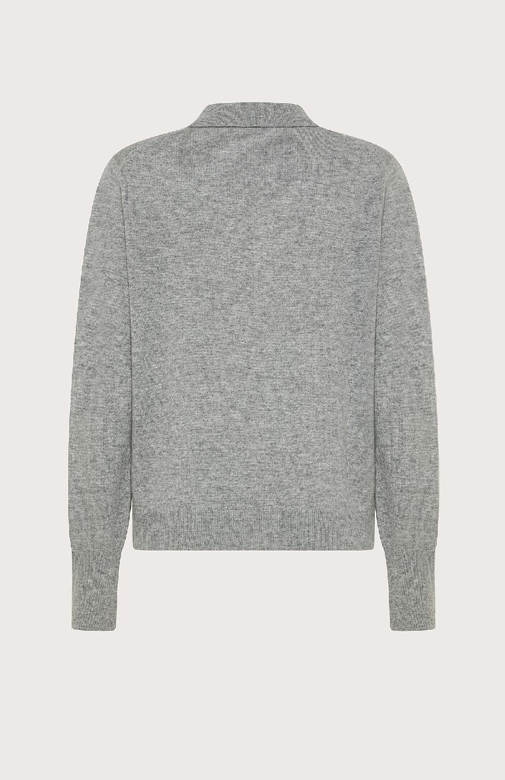 Seventy Polo in lana cashmere - Col. Grigio Nuovo
