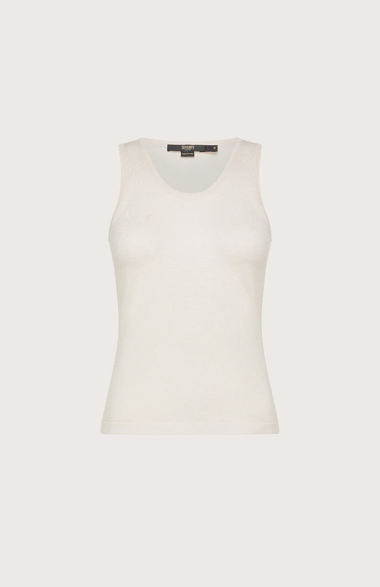 Seventy Canotta stretch - Col. Bianco Affare Del Giorno