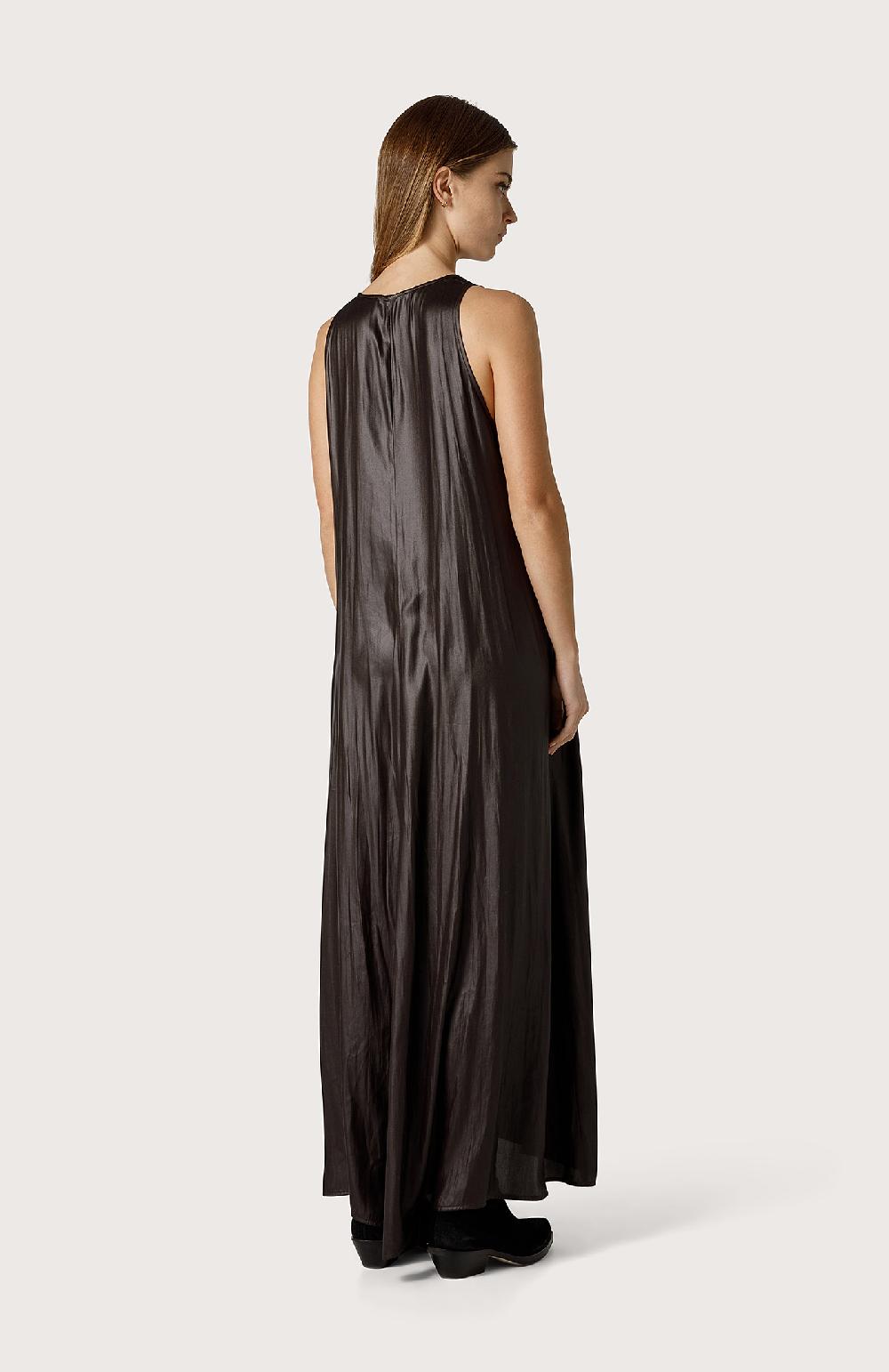 Seventy Abito smanicato in georgette spalmata - Col. Marrone Lightning offer