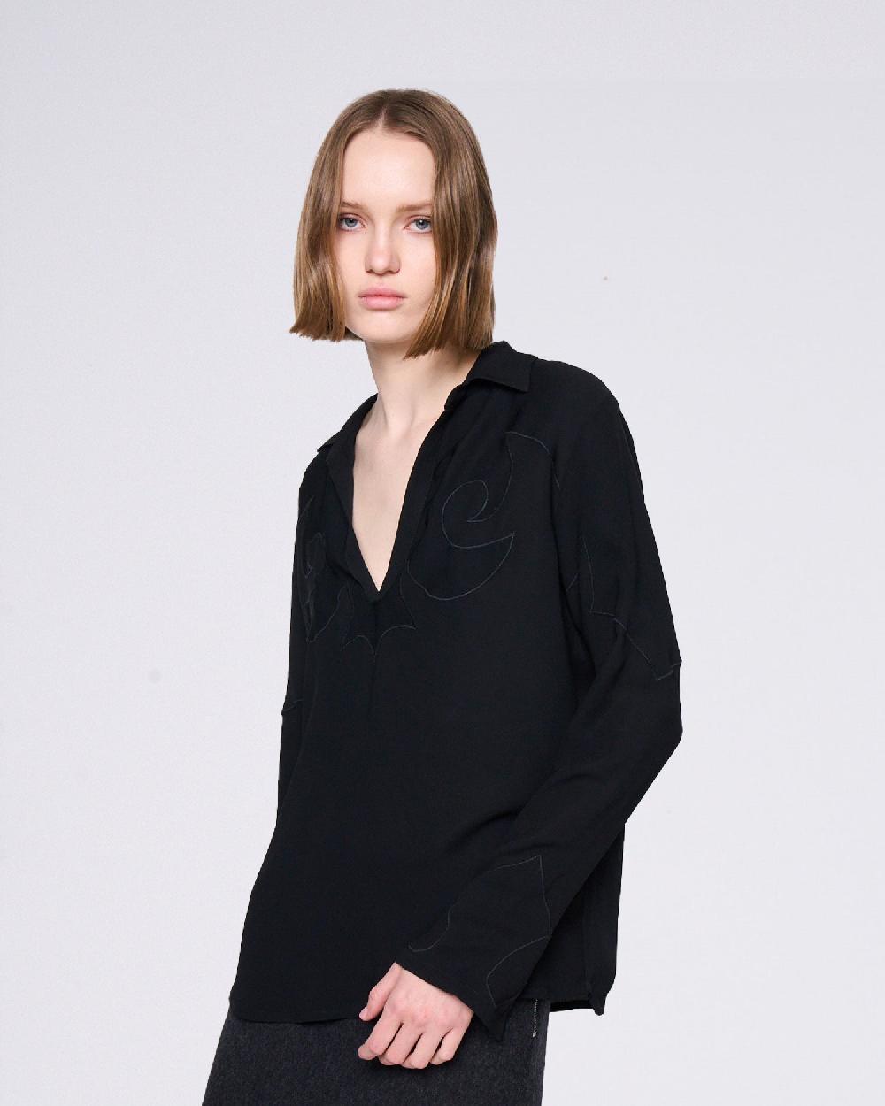 Silvian Heach Blusa con ricami Pezzi Unici