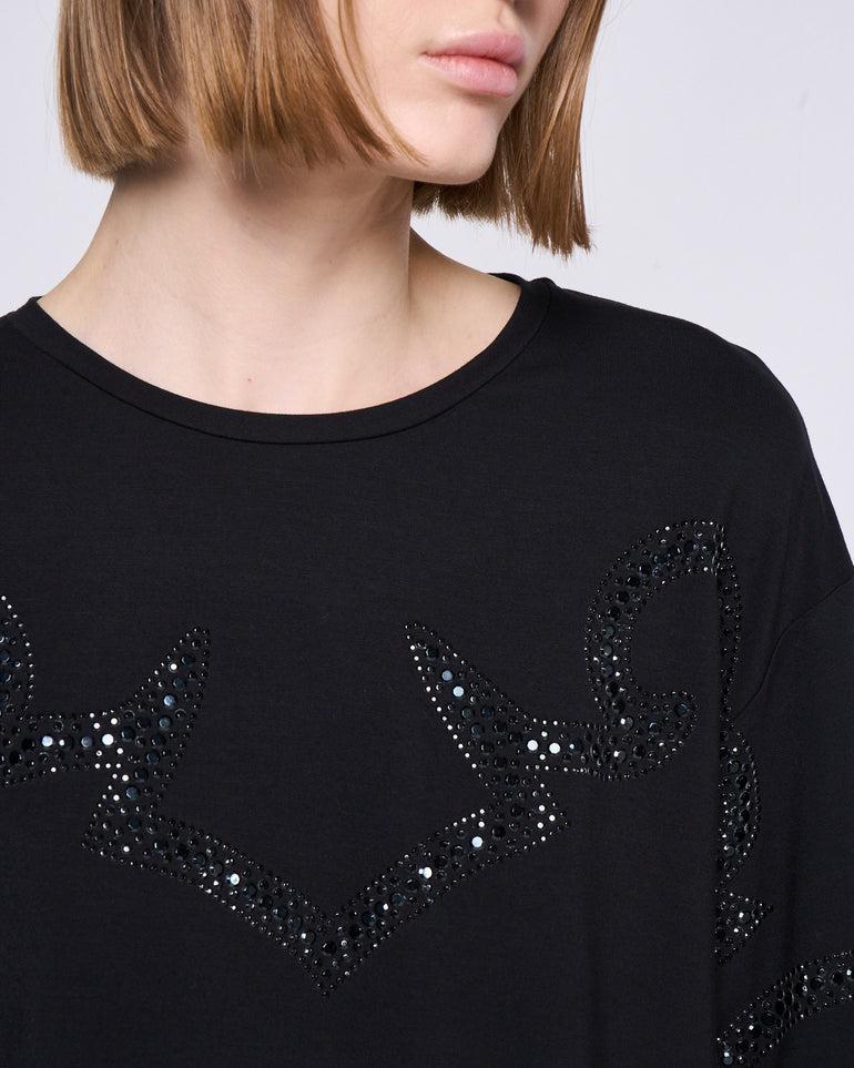 Silvian Heach T-shirt con strass Prezzo Ridotto